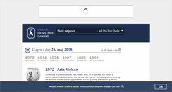 Desktop Screenshot of denstoredanske.dk